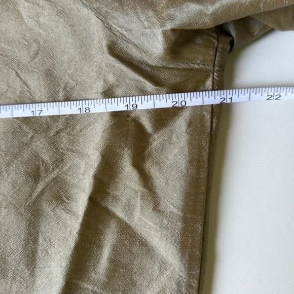 Flax Silk Button Down Blouse Size S - Picture 7 of 9